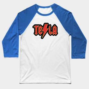 Tesla Rocks! Baseball T-Shirt